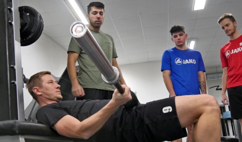 muži A, první trénink roku 2023 ve fitness centru, 10.1.2023, foto: Václav Mlejnek
